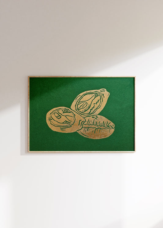 The Power of Three Cowrie - Gold