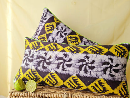 Purple Whirlwind Lumbar Cushion - Osime Home